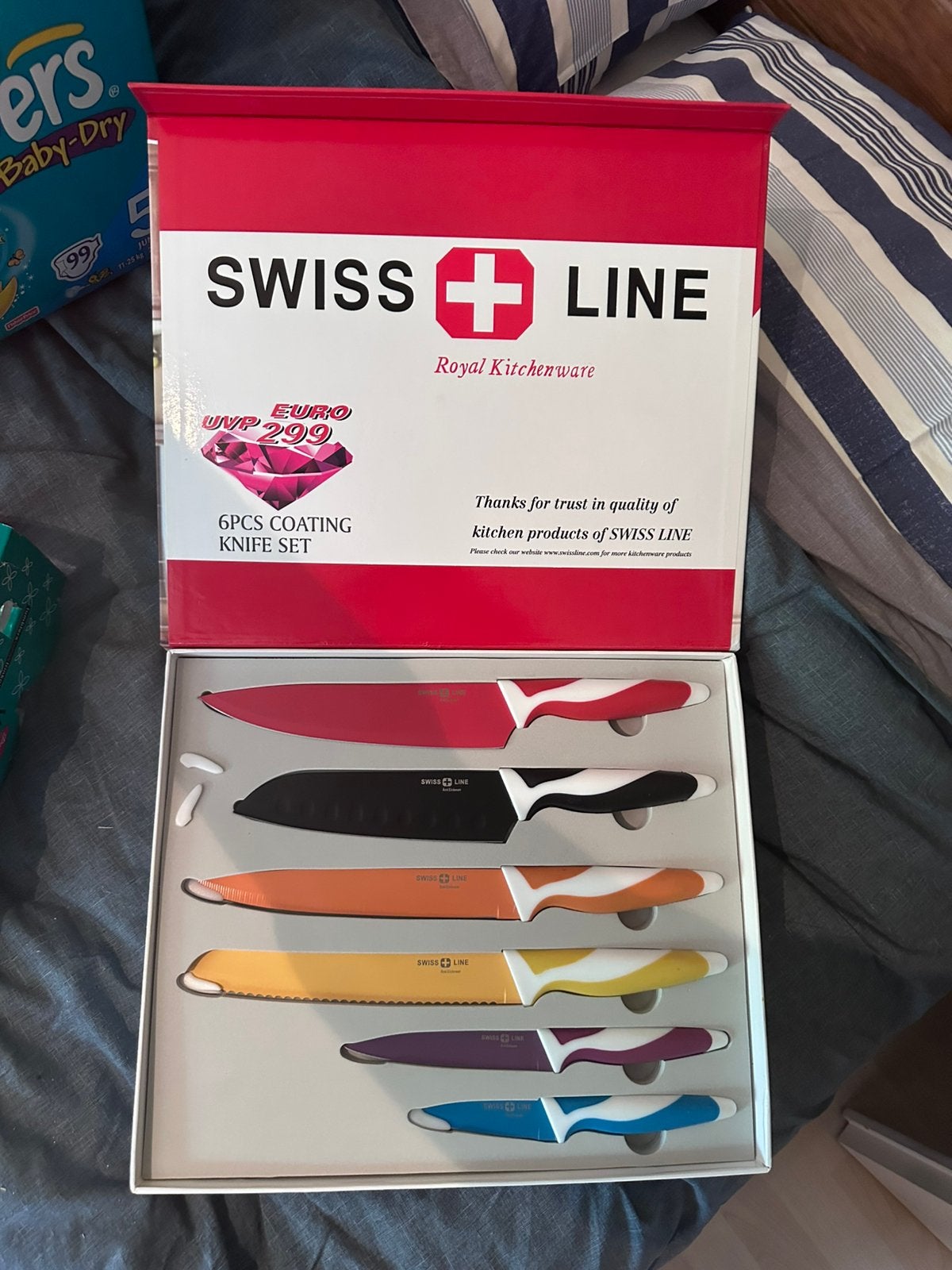 Swiss Line messenset, Ophalen, Nieuw, Messenset