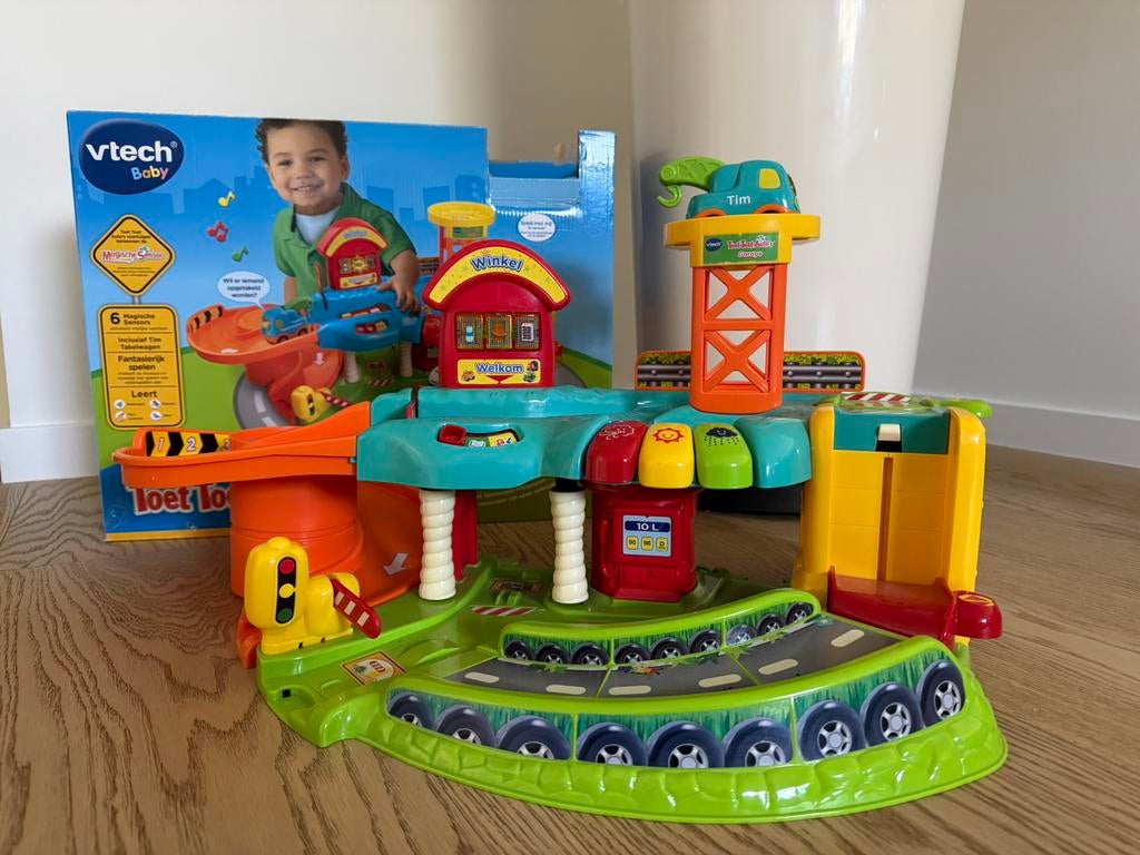Toet toet garage, Ophalen, Gebruikt