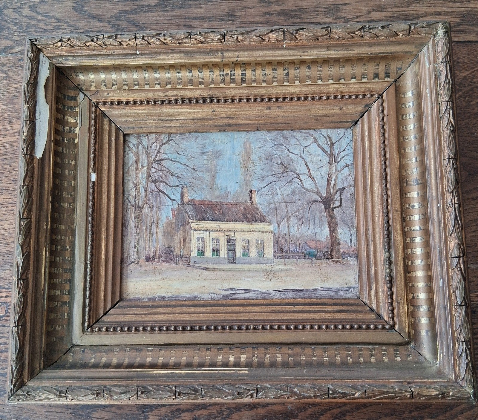 schilderij op paneel, Ophalen, Paneel, Ingelijst, Klassiek