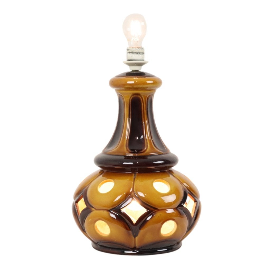 Vintage Lampenvoet West Germany Aardewerk Sixties 44cm, Antiek en Kunst, Ophalen of Verzenden