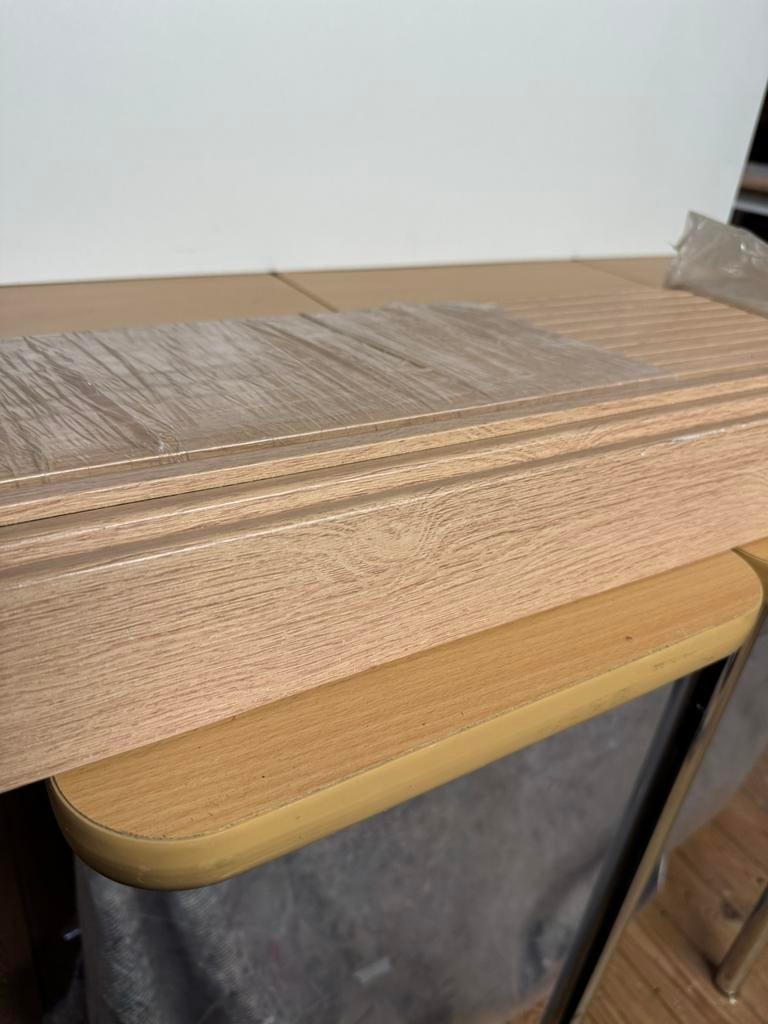 Plinthes 31 l/m aspect chêne de 6 cm de haut, Enlèvement, Comme neuf