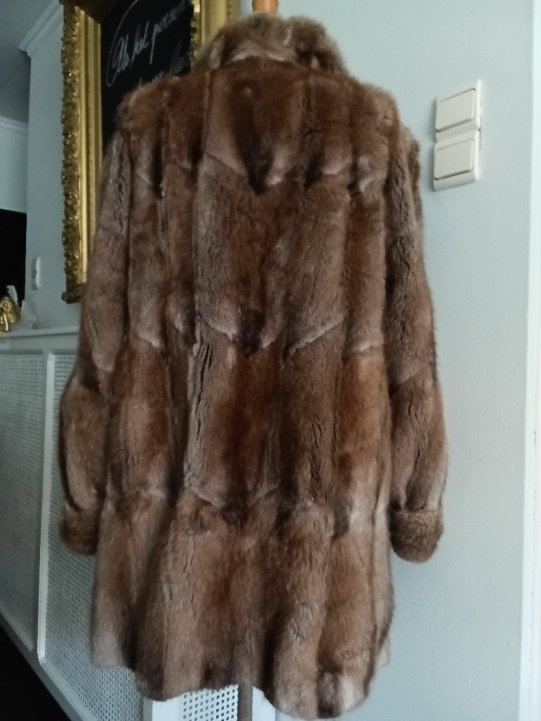 Pelsen jas, Kleding | Dames, Jassen | Winter, Ophalen, Gedragen, Maat 42/44 (L), Bruin