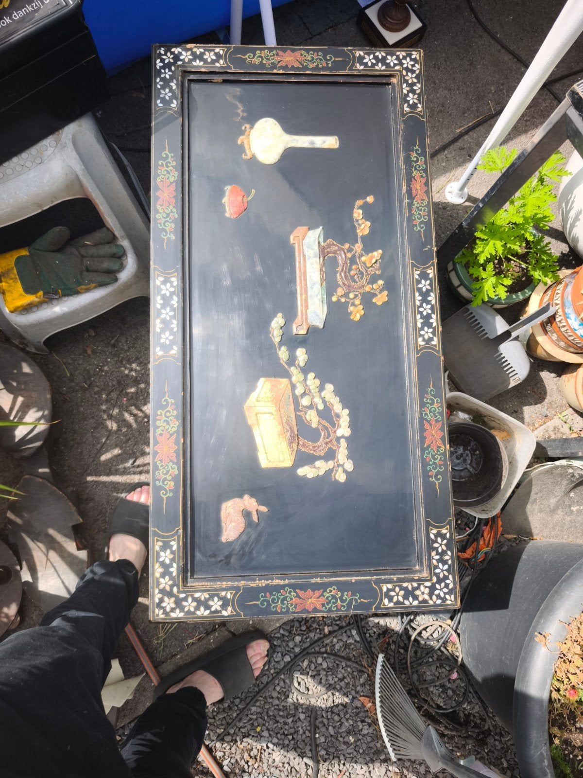 Chinese tafel, Ophalen