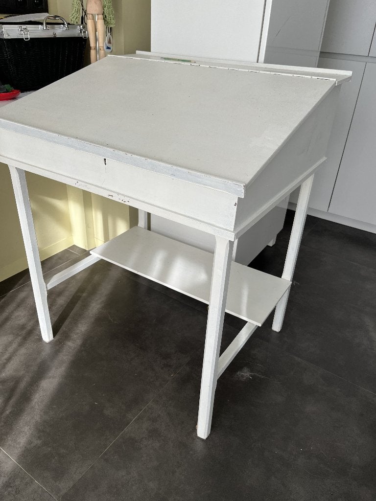 brocante lessenaar wit, Antiek en Kunst, Ophalen