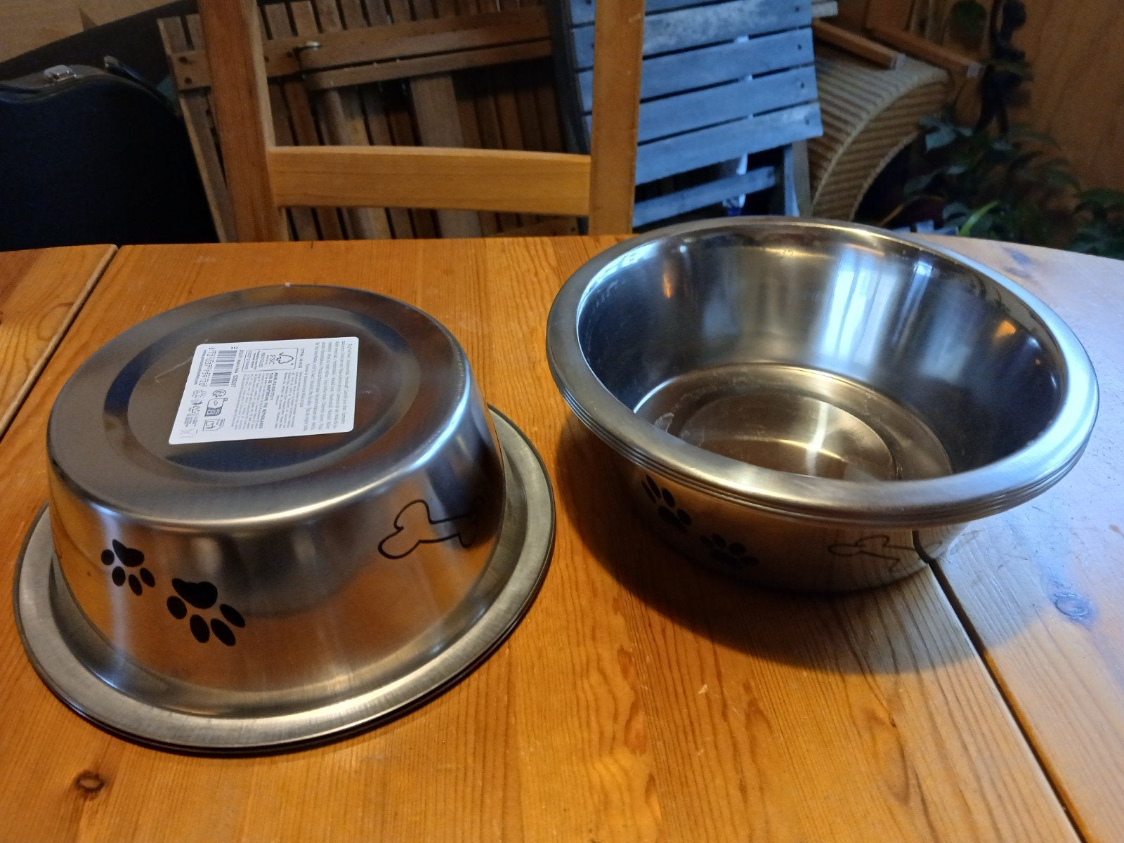 bol de nourriture, bol d'alimentation, bol pour chien, acier, Enlèvement ou Envoi