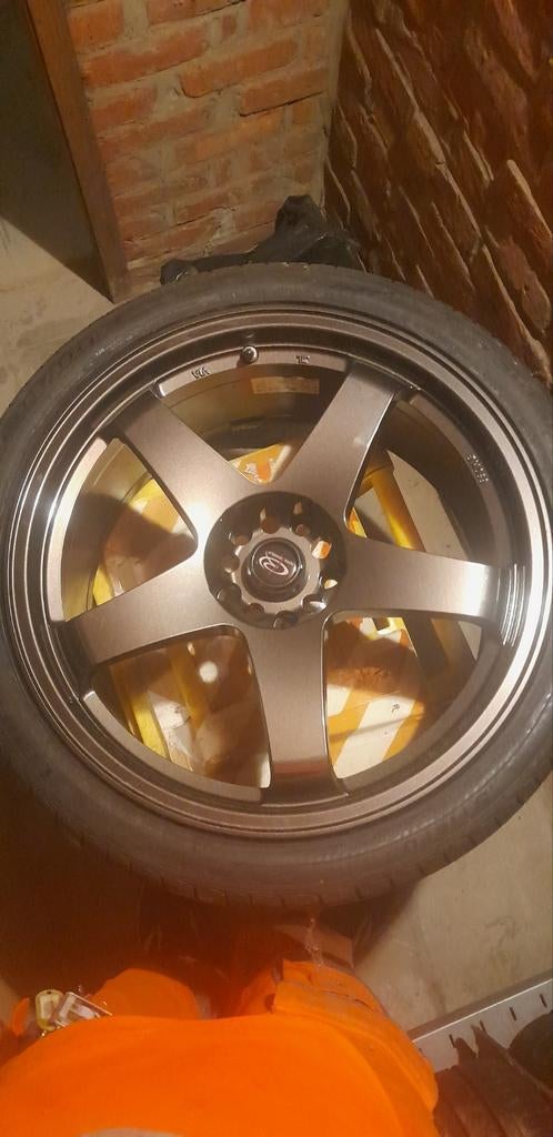 19 inch rota velgen met band 255/35ZR19, Enlèvement, Neuf, 19 pouces, Jante(s)