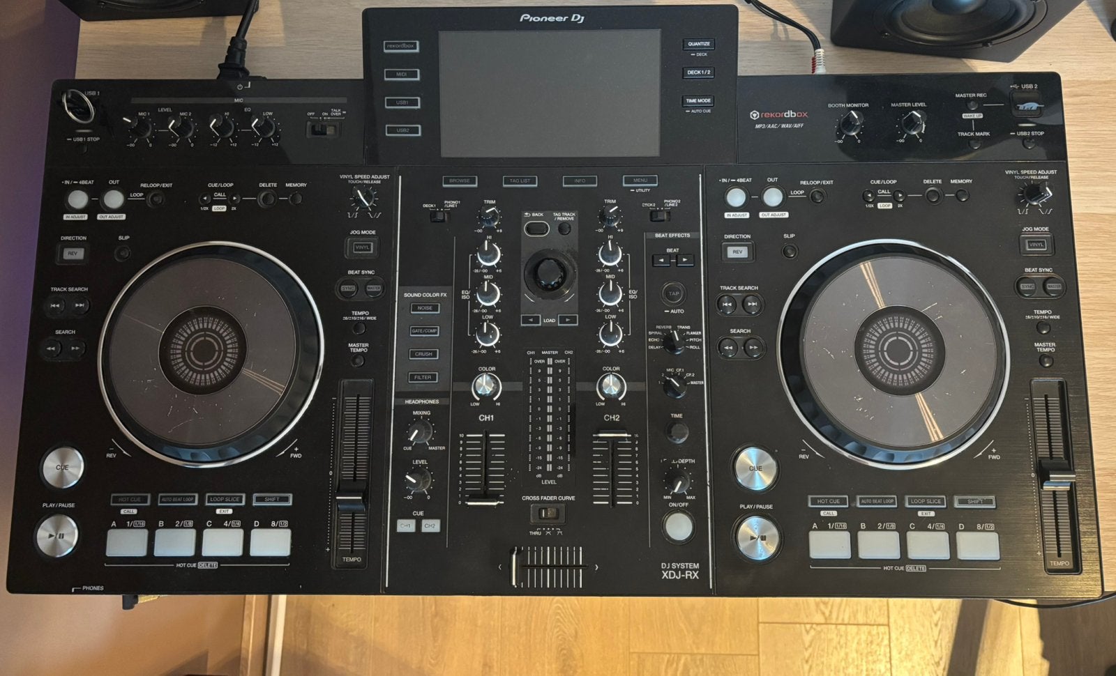 Mengpaneel Pioneer XDJ RX + decksaver, Ophalen of Verzenden, Zo goed als nieuw, Pioneer