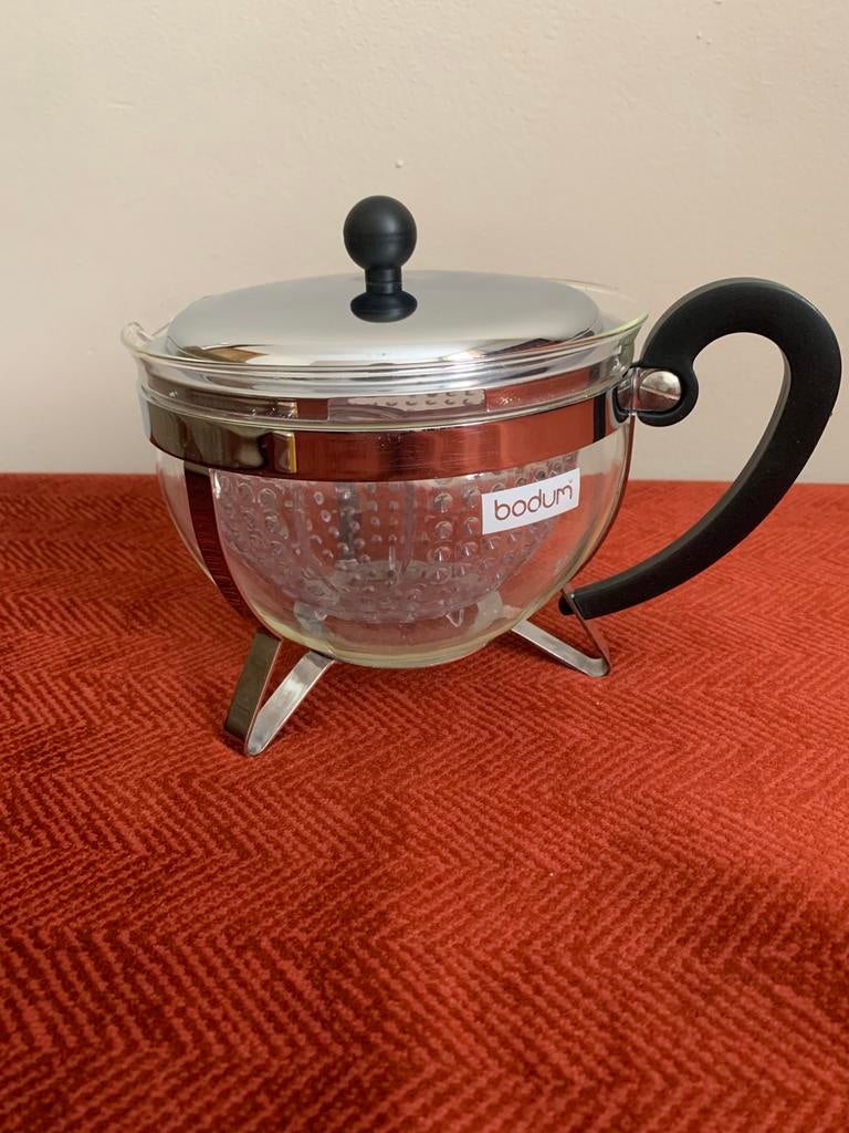 Bodum theepot. Enkele keren gebruikt., Huis en Inrichting, Ophalen of Verzenden, Zo goed als nieuw, Glas