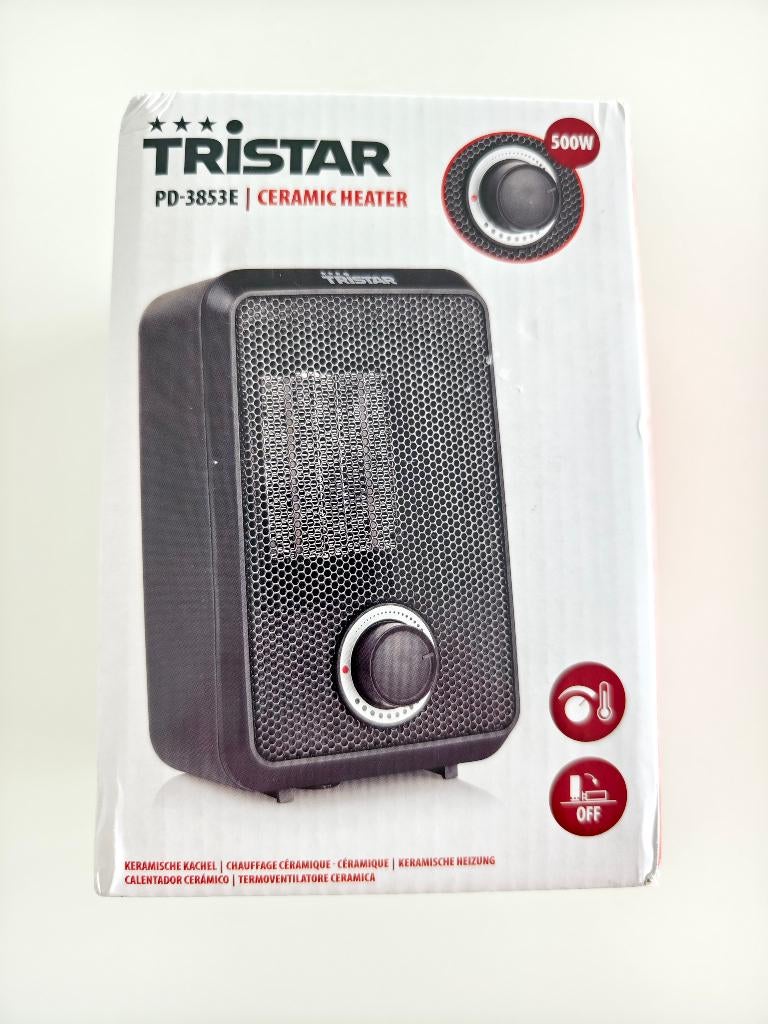 Tristar keramische kachel 500W (nieuw), Enlèvement, Neuf, Poêle