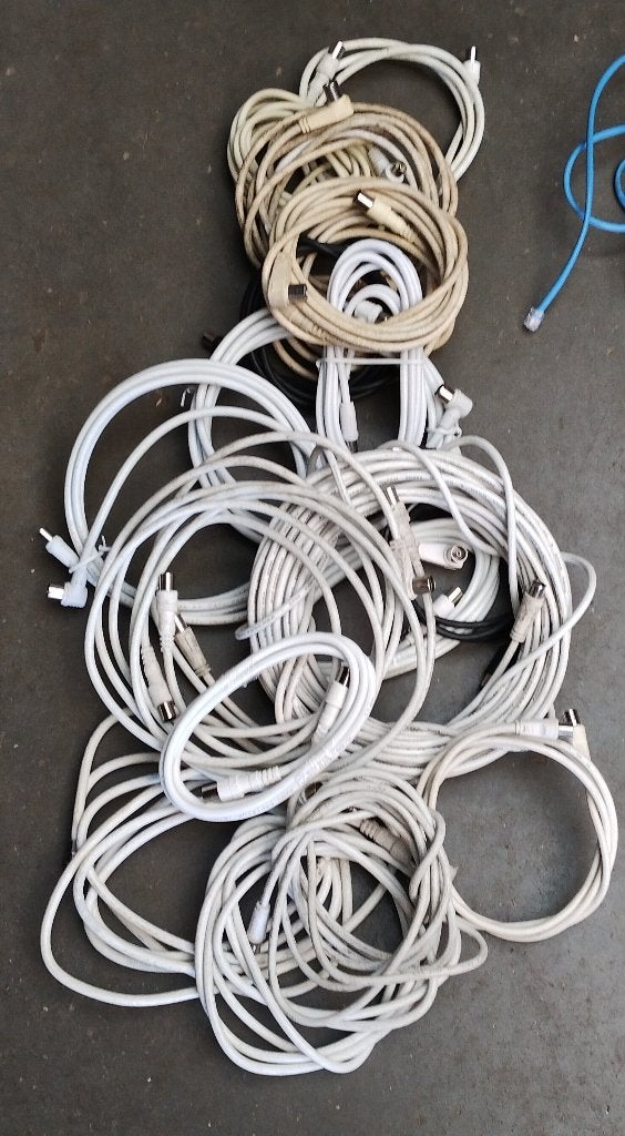 coax tv kabels, Audio, Tv en Foto, Audiokabels en Televisiekabels, Ophalen