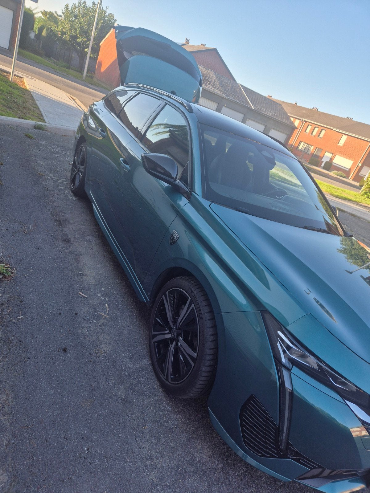 Peugeot 308 1.6 hybride/benzine Plug-in, Auto's, Euro 6, Blauw, Alcantara, 5 deurs