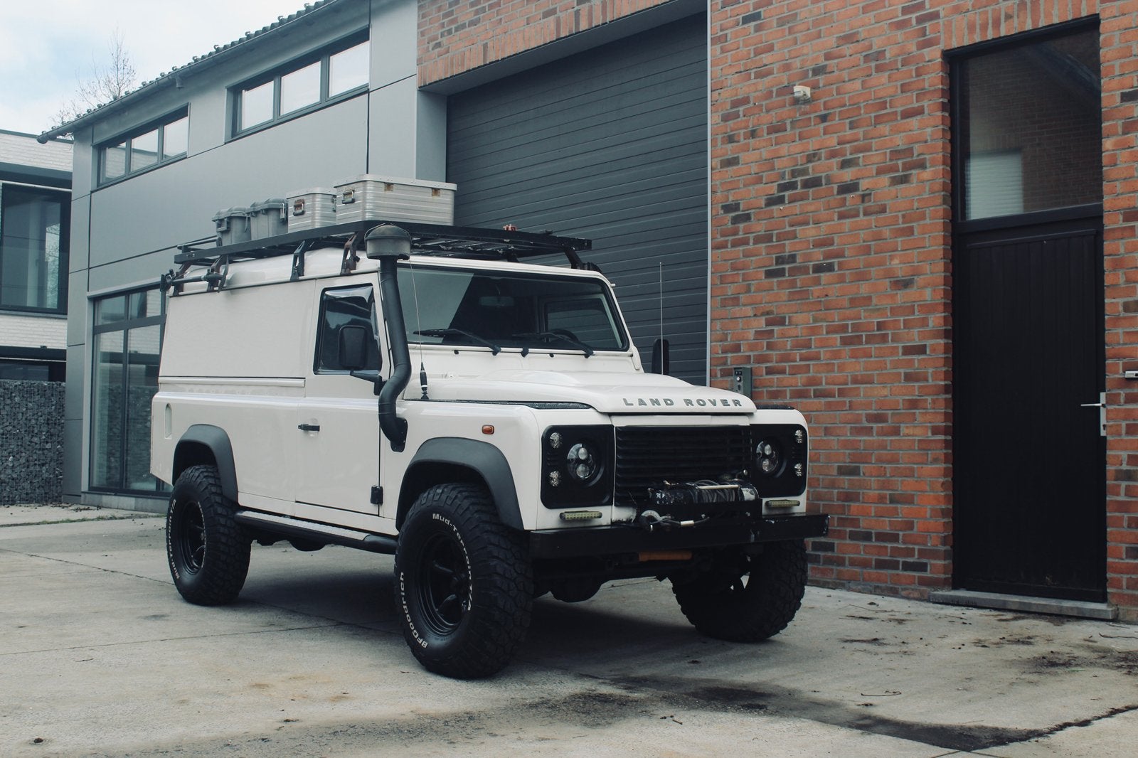Defender 110 TD4 2.4 // air locker // Lichte vracht, Auto's, Land Rover, Te koop, ABS, Defender, Bedrijf