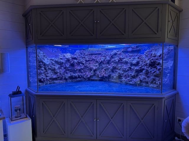 Exclusief hoek/ zeeaquarium, Ophalen