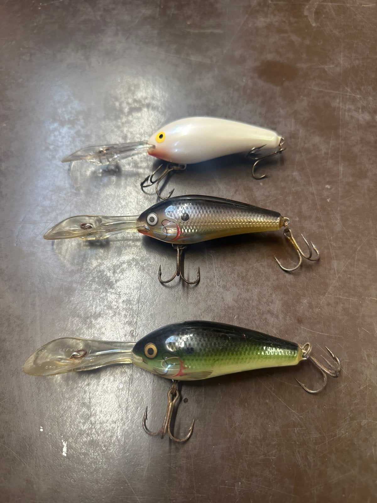 3x Rapala Fat Rap Downdeep te koop., Watersport en Boten, Hengelsport | Roofvissen, Ophalen, Gebruikt