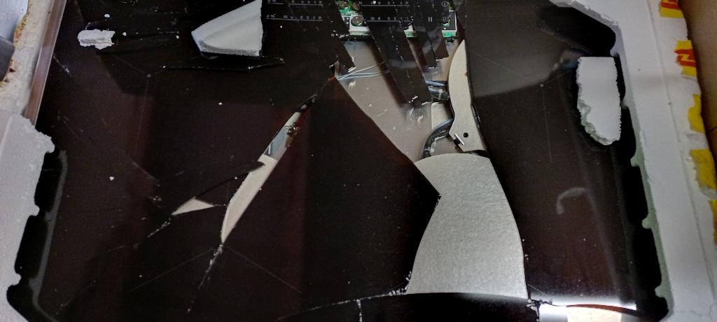 AEG IKB84431XB - Hob2Hood - Cuisinière à induction (cassée), 4 zones de cuisson, Encastré, Enlèvement, Ne fonctionne pas