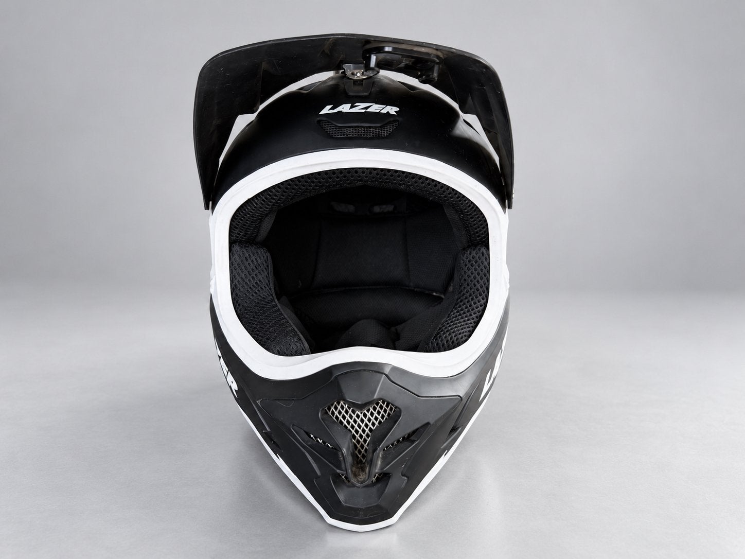 Casque intégral Lazer Phoenix+ VTT / Downhill – Noir & Blanc, Ophalen of Verzenden, Gebruikt, Medium