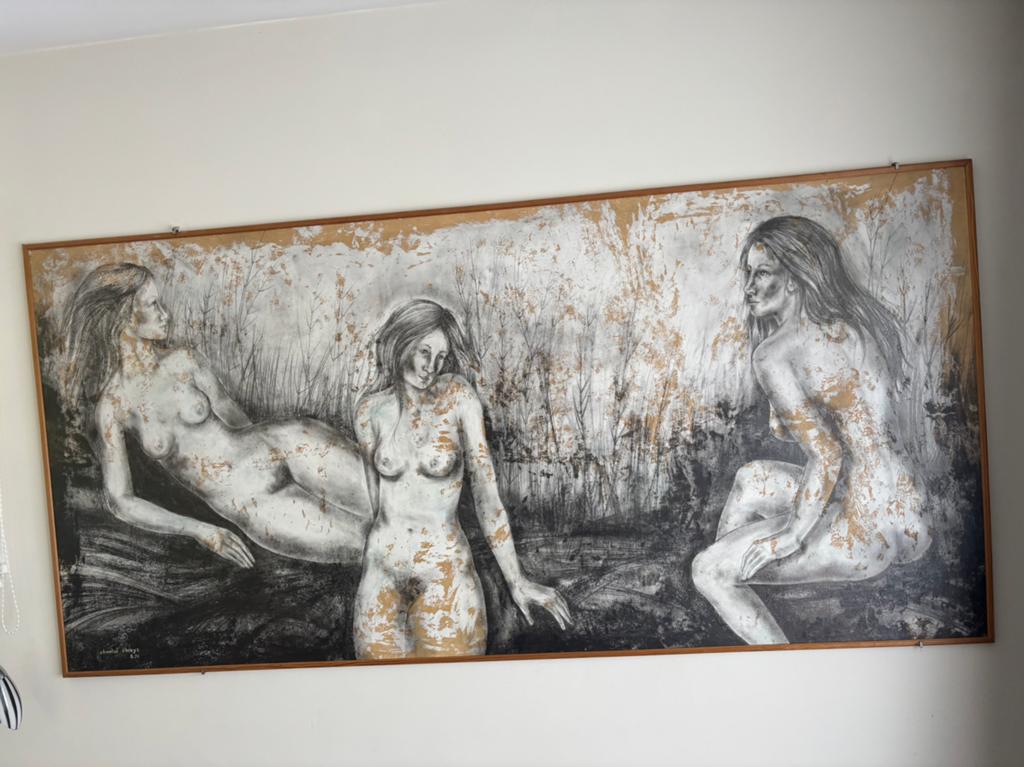 Schilderij van Chantal Claeys, Ophalen