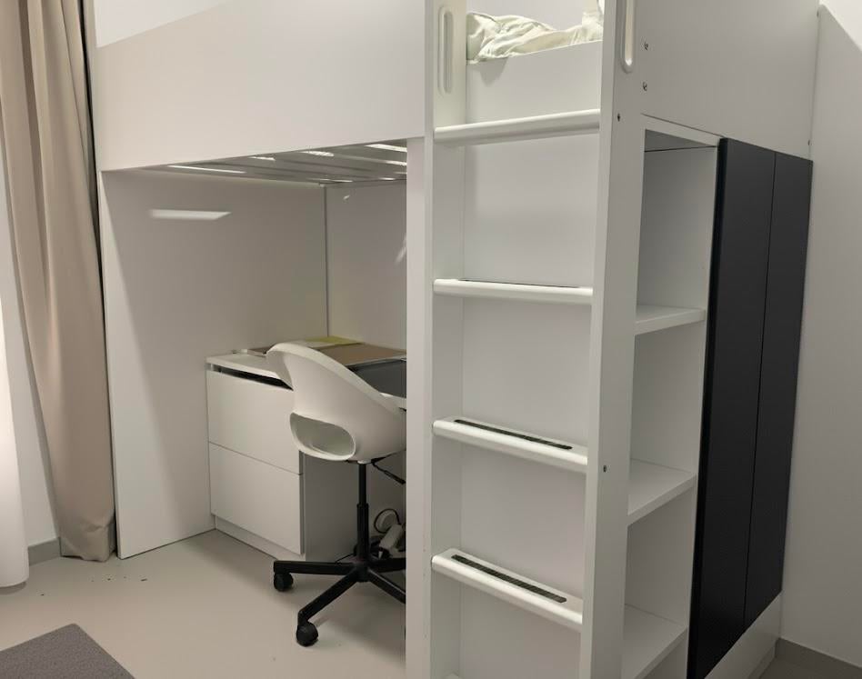 ️Smastad ikea hoogslaper️, Huis en Inrichting, Slaapkamer | Stapelbedden en Hoogslapers, Ophalen, Eenpersoons, Zo goed als nieuw