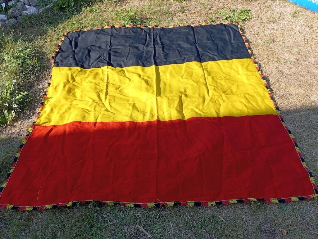 Drapeau belge ww2, Collections, Enlèvement ou Envoi, Armée de terre, Drapeau ou Bannière