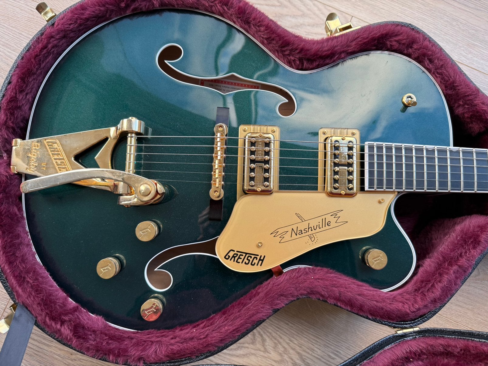 Gretsch Pro Nashville cadilac green G6241, Muziek en Instrumenten, Ophalen, Zo goed als nieuw