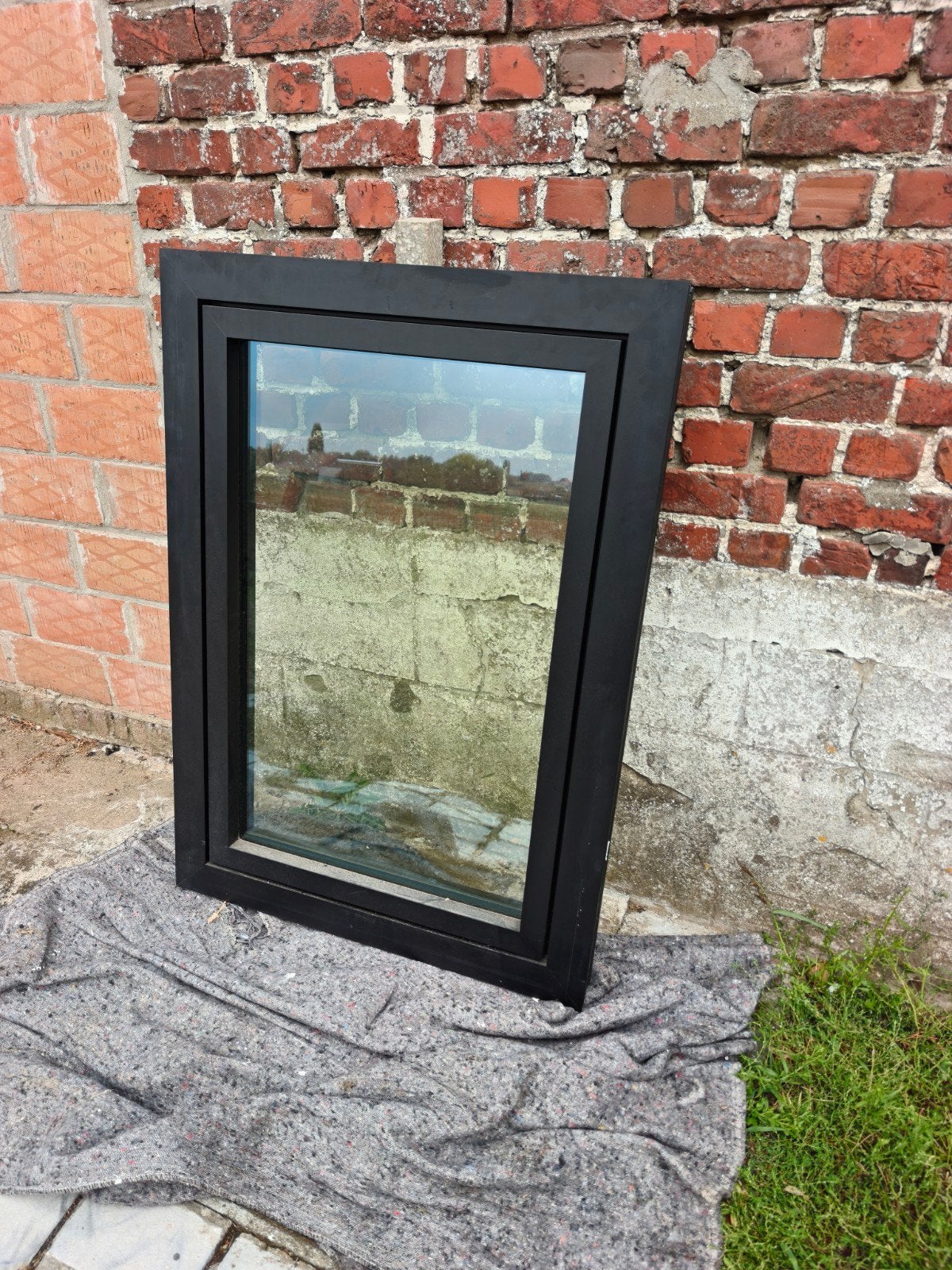 nieuw raam PVC, Ophalen