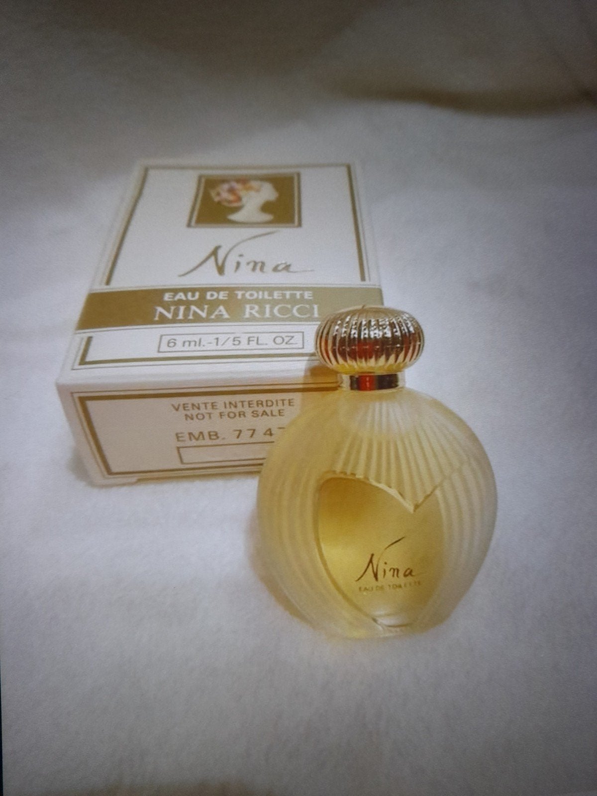 VINTAGE - Miniature Nina de Nina Ricci 6 mlMini, Collections, Parfums, Neuf, Miniature, Plein, Enlèvement ou Envoi