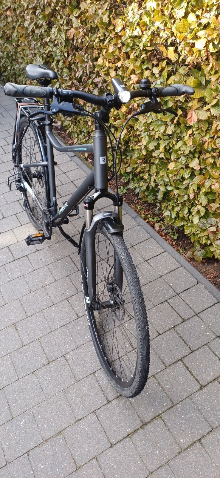 decathlon riverside 900 28 inch fiets, Fietsen en Brommers, Riverside (Decathlon), Versnellingen, Zo goed als nieuw, Schijfrem