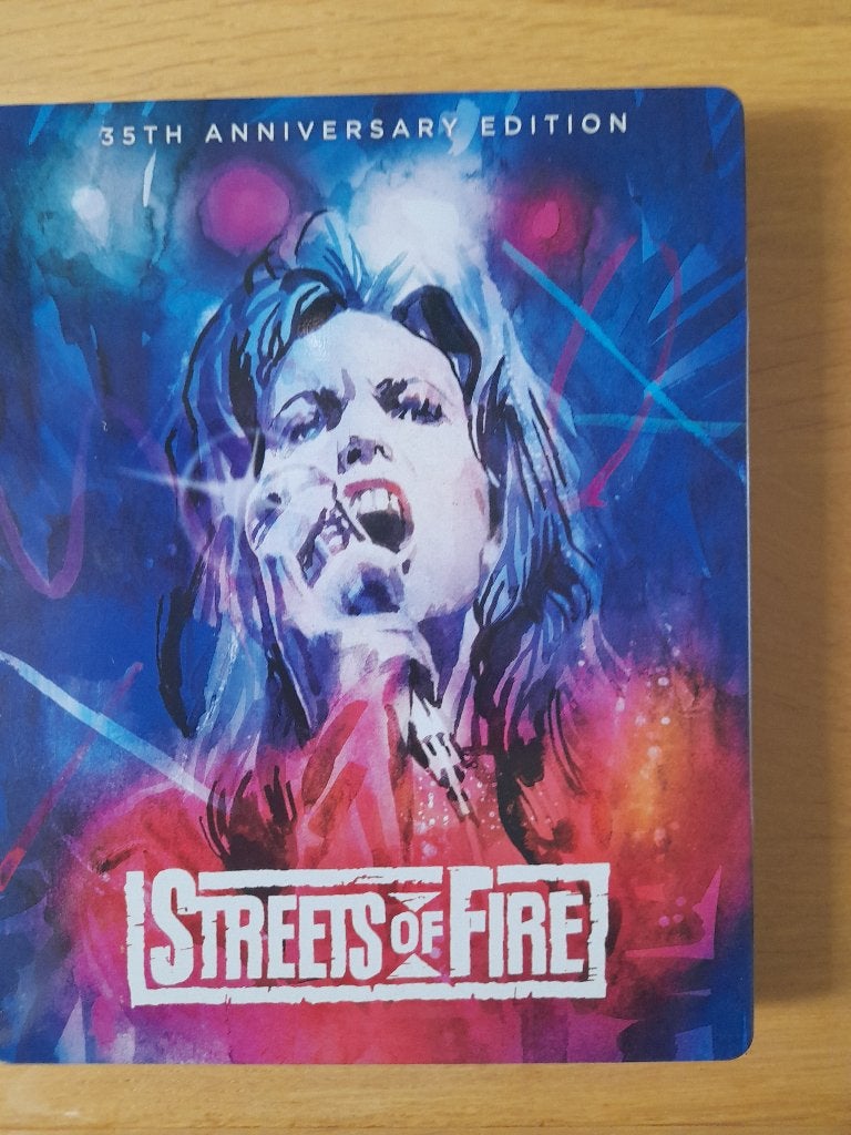 Streets of Fire Steelbook/35e anniversaire, CD & DVD, Action, Enlèvement ou Envoi, Film, Comme neuf