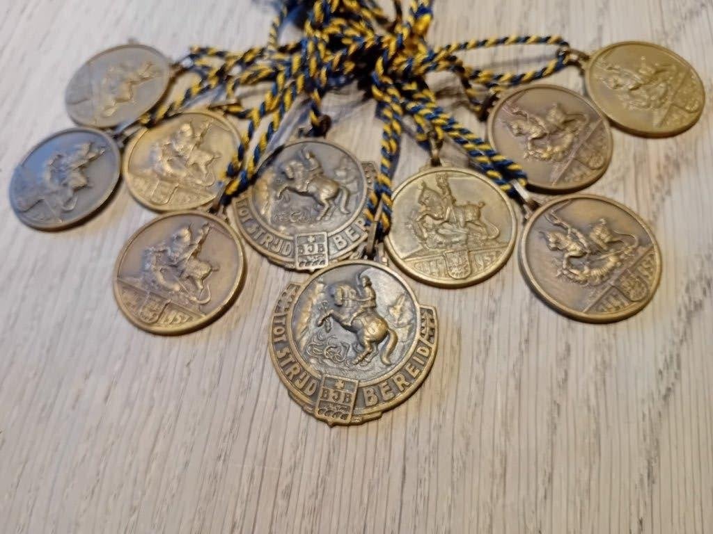 Bronzen medailles ruitersport, Ophalen of Verzenden, Brons