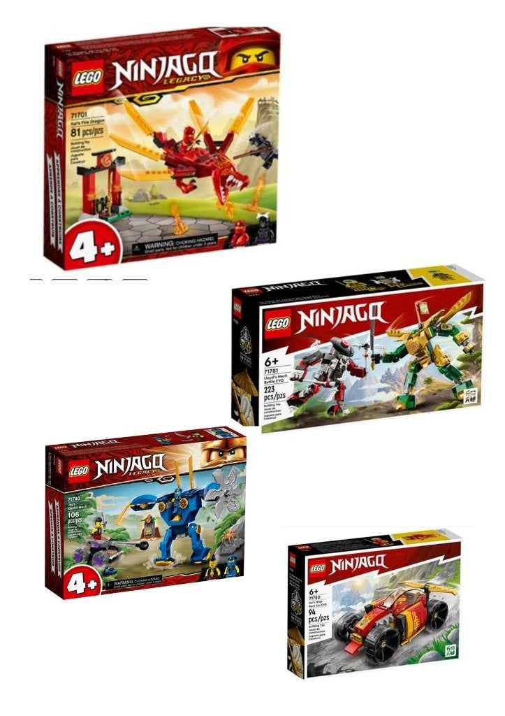 LEGO NINJAGO 4 nieuwe ongeopende sets, Verzenden, Lego, Nieuw, Compleet