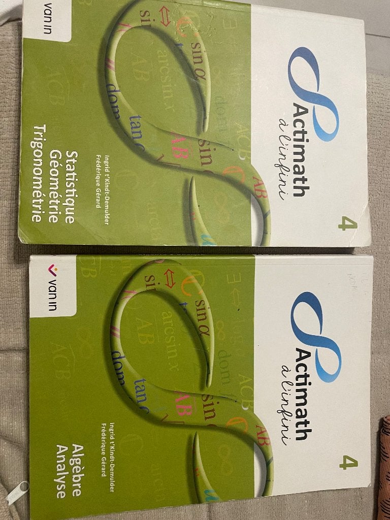 Manuel Mathématiques Actimath, Boeken, Schoolboeken, Ophalen, ASO, Wiskunde A, Van in