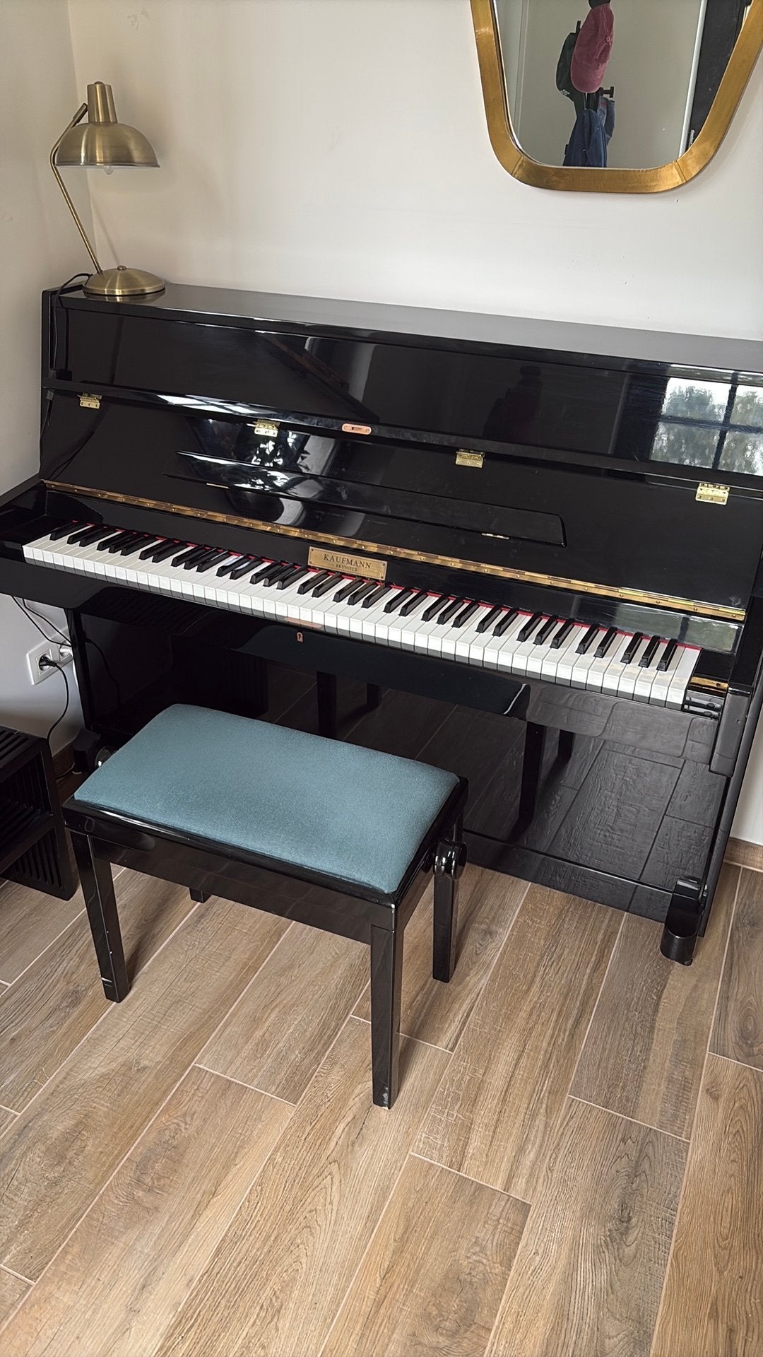 Piano droit, Enlèvement, Comme neuf, Noir, Piano