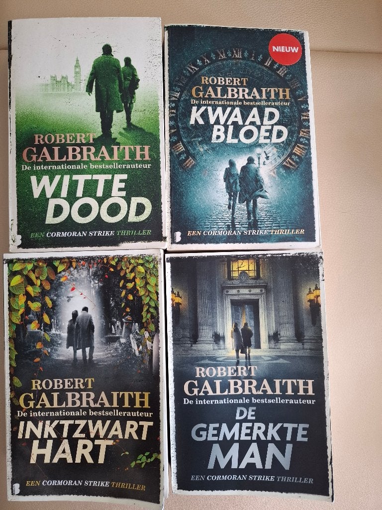 Thrillers van Robert Galbraith., Boeken, Ophalen of Verzenden, Gelezen, Robert Galbraith