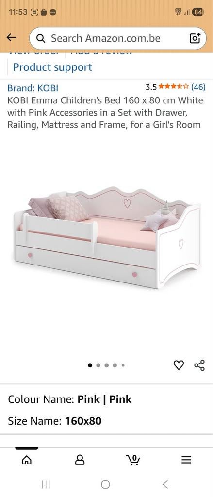 Kids bed New 160x80 + 2×mattress, Enlèvement ou Envoi