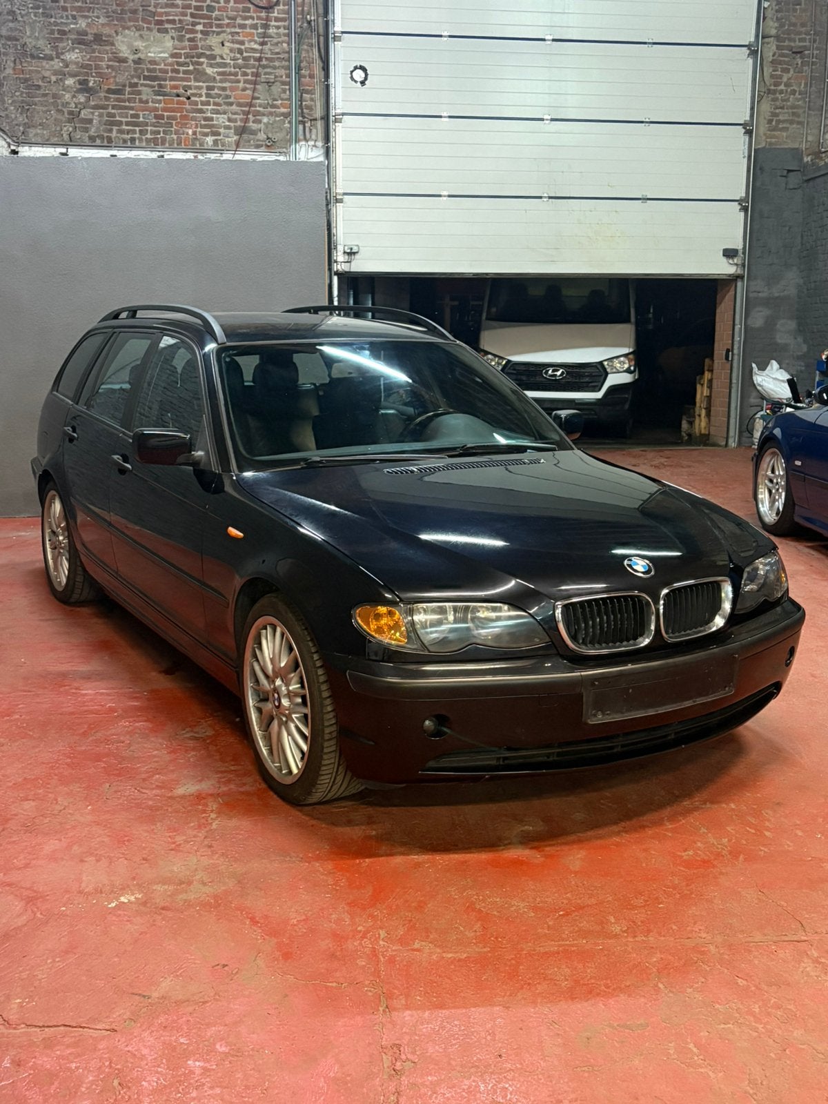 Bmw 320d e46 touring, Auto's, Zwart, Zwart, Particulier, Te koop
