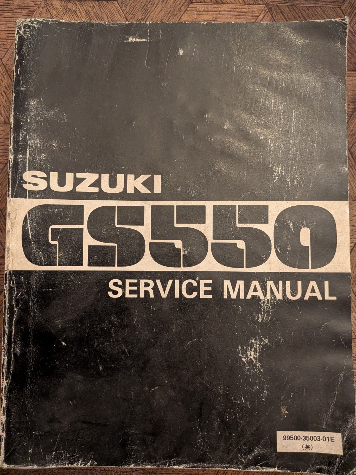 Suzuki GS550 1977-1982 service handleiding in het Engels, Motoren, Ophalen, Suzuki
