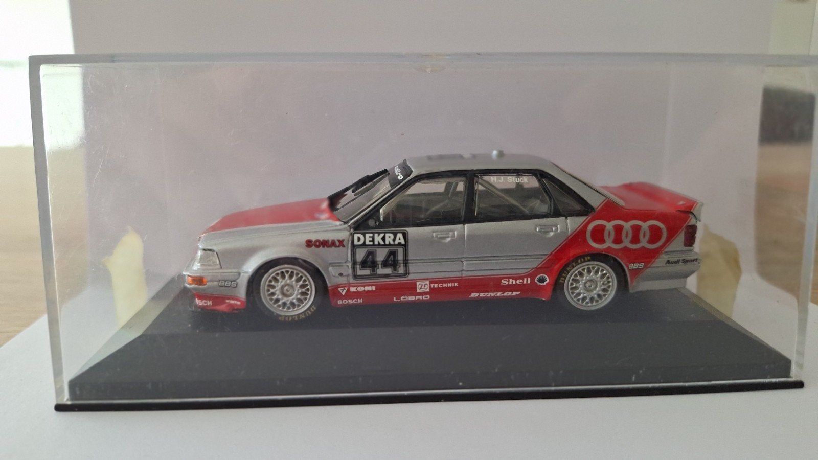 Minichamps 1:43 - DTM 1992 - Audi V8, Hans-Joachim Stuck, Enlèvement ou Envoi, Utilisé, Voiture, MiniChamps