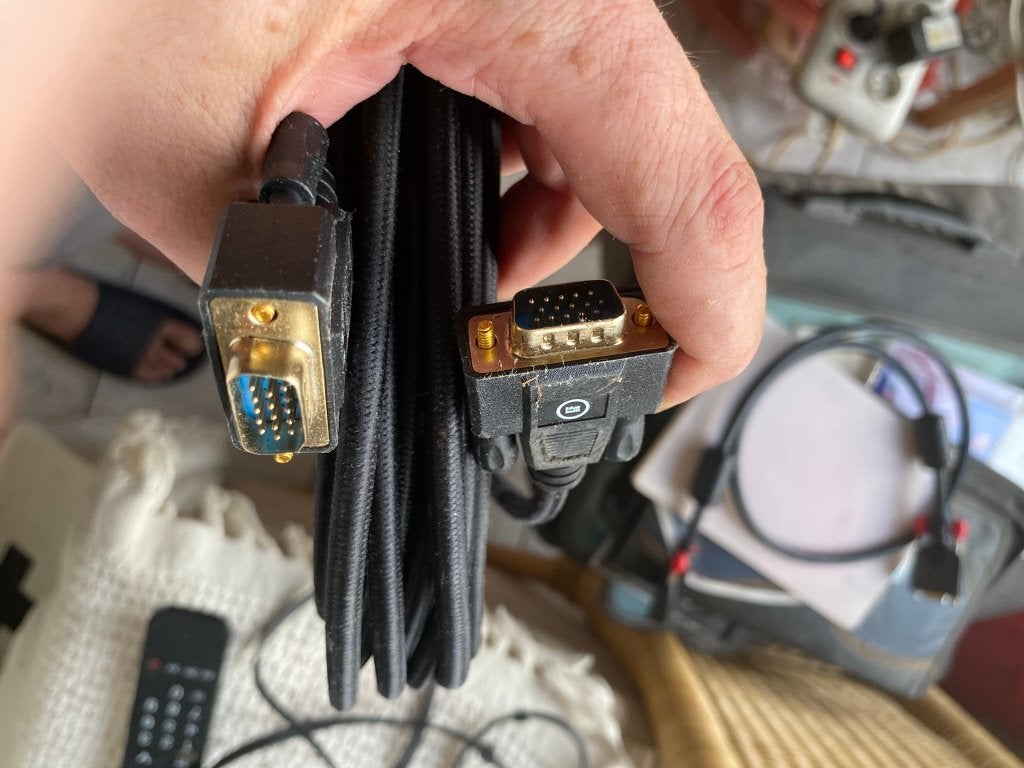 vga-kabel van 3 meter, Ophalen, Zo goed als nieuw