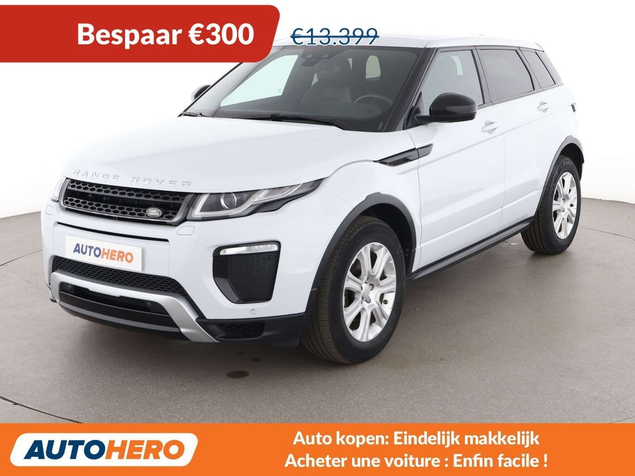 Land Rover Range Rover Evoque 2.0 Td4 SE Dynamic (bj 2017), Automaat, Wit, Diesel, 2 zetels