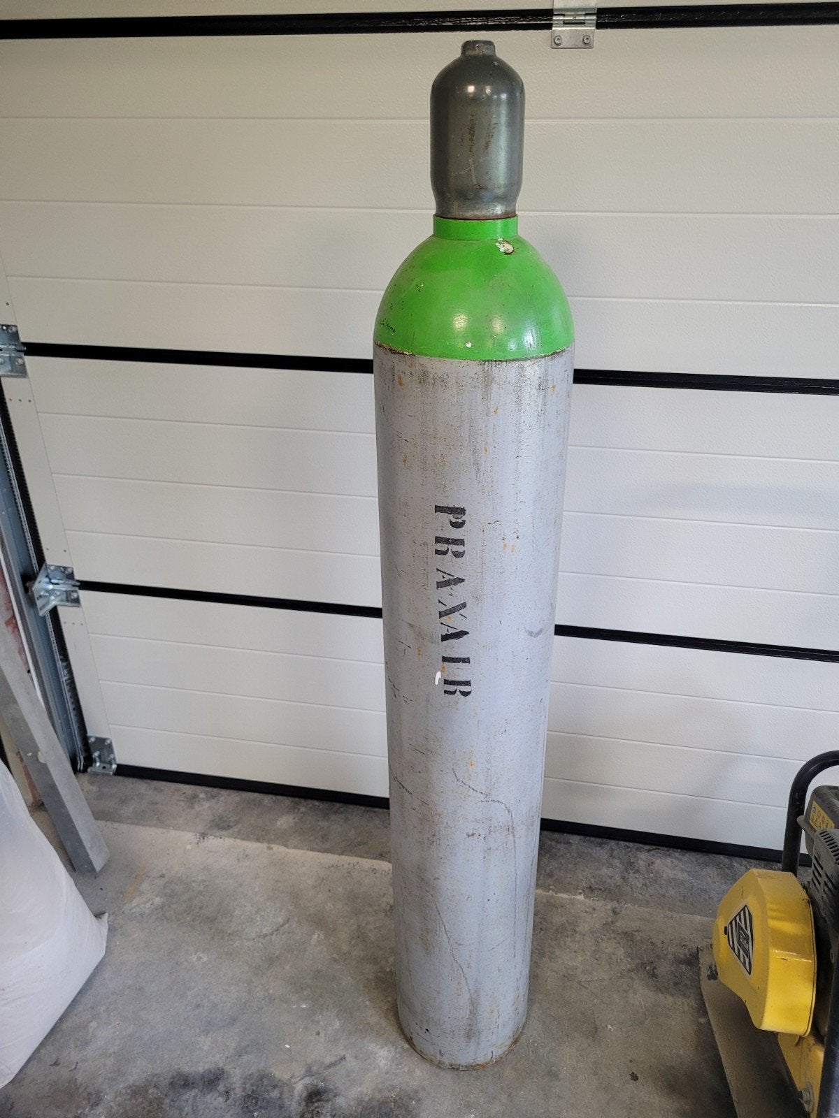 Gasfles 144cm, Ophalen