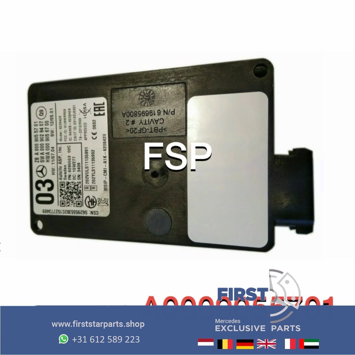 A0009055701 RADAR SENSOR Mercedes W204 W166 X166 R172 RADARS, Utilisé, -, -, Enlèvement ou Envoi