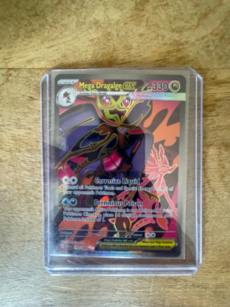 Mega dragalge ex pokemon kaart, Hobby en Vrije tijd, Verzamelkaartspellen | Pokémon, Ophalen, Zo goed als nieuw, Losse kaart, Foil