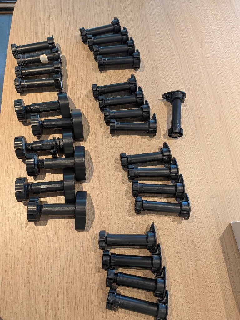 assortiment kastpoten, Enlèvement ou Envoi, Moins de 100 cm, Synthétique, Utilisé
