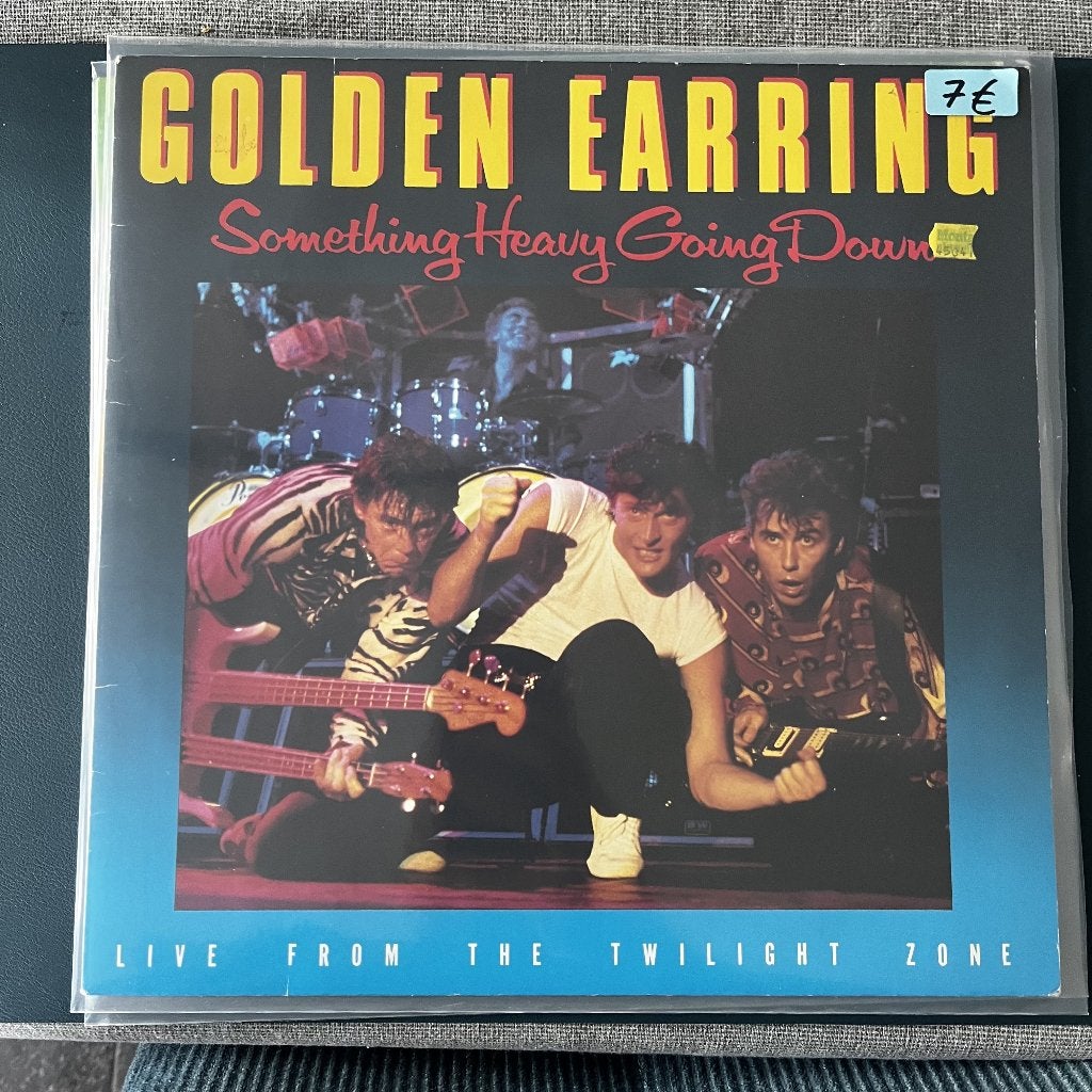 GOLDEN EARRING - SOMETHING HEAVY GOING DOWN (LIVE), Enlèvement ou Envoi, Rock électronique, Utilisé, Housse de protection extérieure