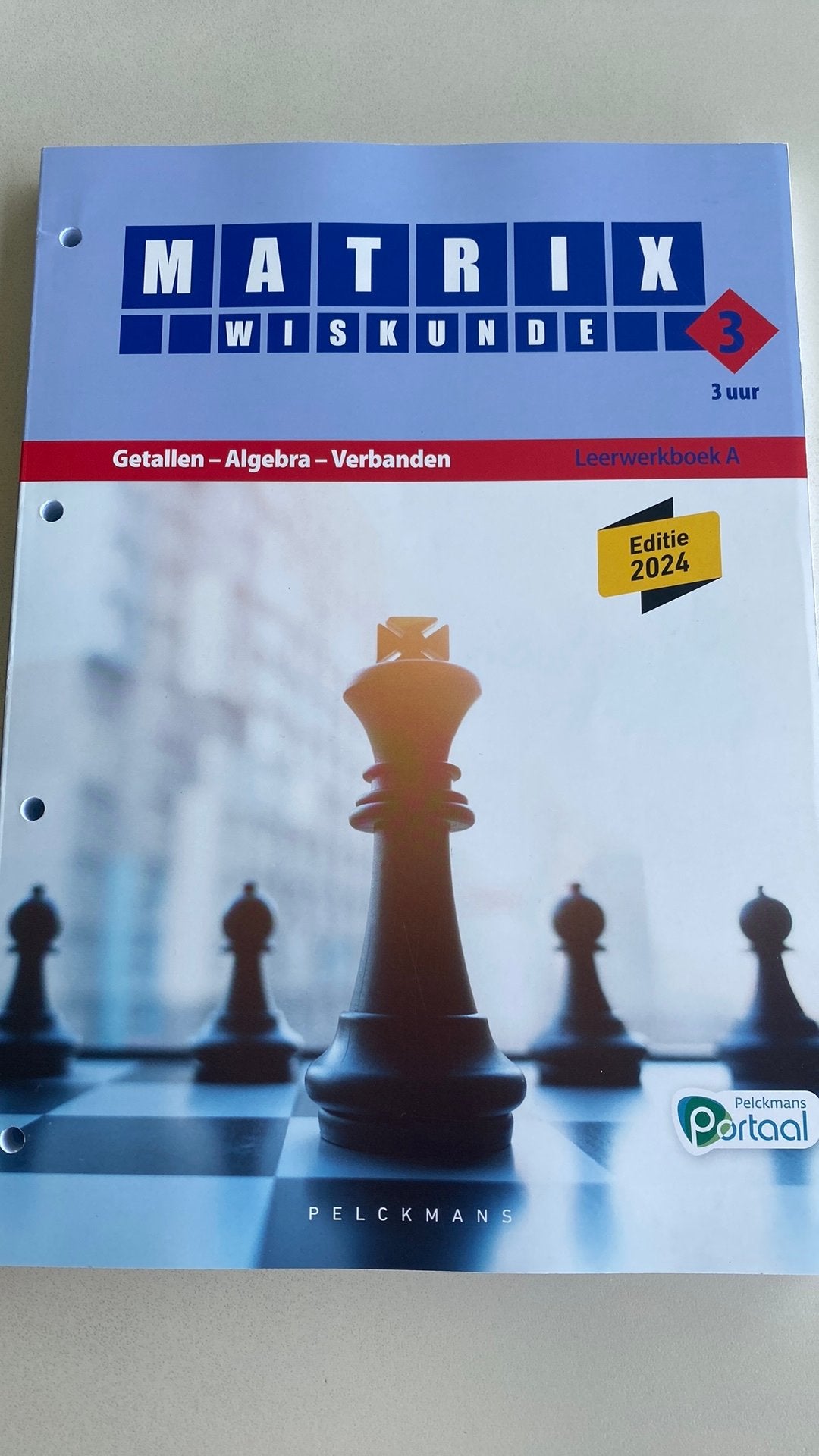 Martrix wiskunde 3de jaar 3 uur leerwerkboek A, Boeken, Ophalen of Verzenden, Zo goed als nieuw, Overige niveaus, Wiskunde A