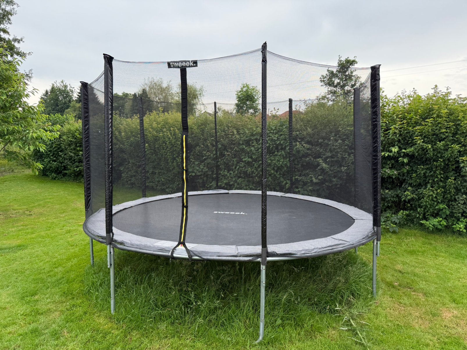 Trampoline diametre 400 avec filet., Enlèvement, Utilisé