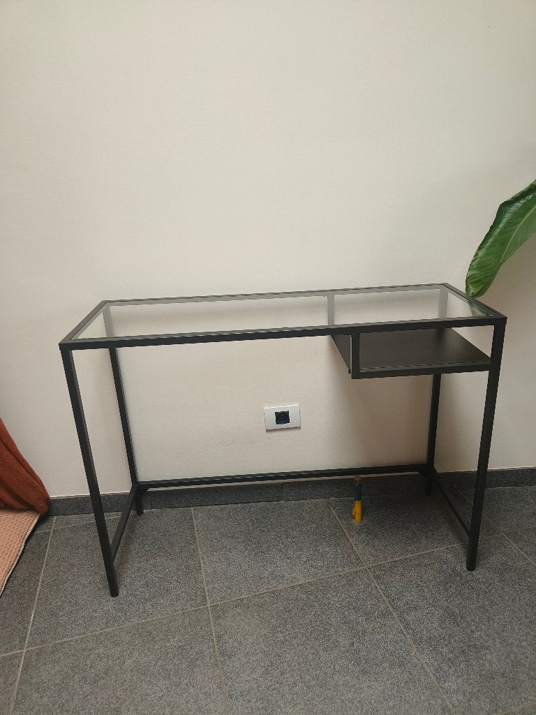 Bureau, Ophalen, Zwart, 36 cm, Zo goed als nieuw