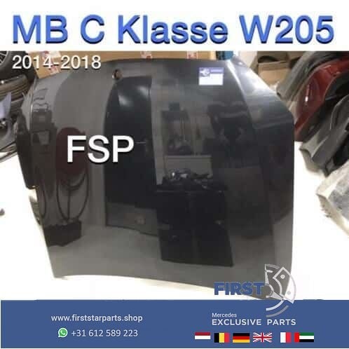 W205 C Klasse motorkap grijs Mercedes 2014-2018 Sedan Estate, Utilisé, -, Capot moteur, -