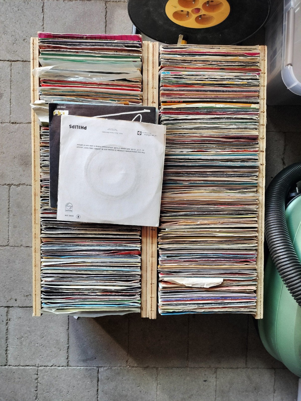 ca 400 a 500 singels, Cd's en Dvd's, Vinyl | Overige Vinyl, Ophalen