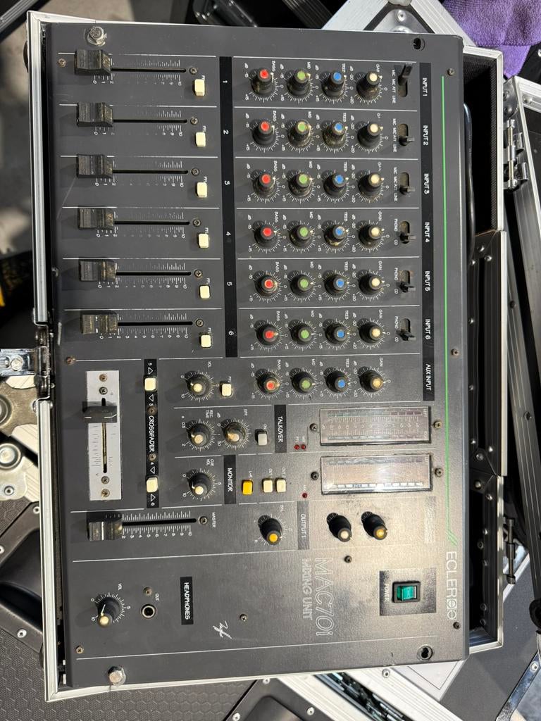 Ecler Mac70i, Enlèvement, Utilisé